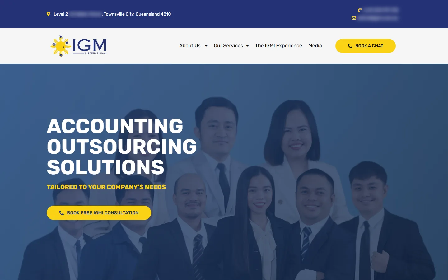 IGM International website by Digitalis Global